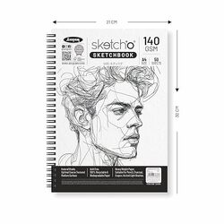 ANUPAM A4 Sketcho SKETCH BOOK -140GSM 50Sheets